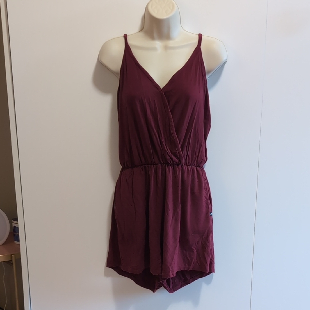 MeUndies Maroon Women's Pajama Romper
